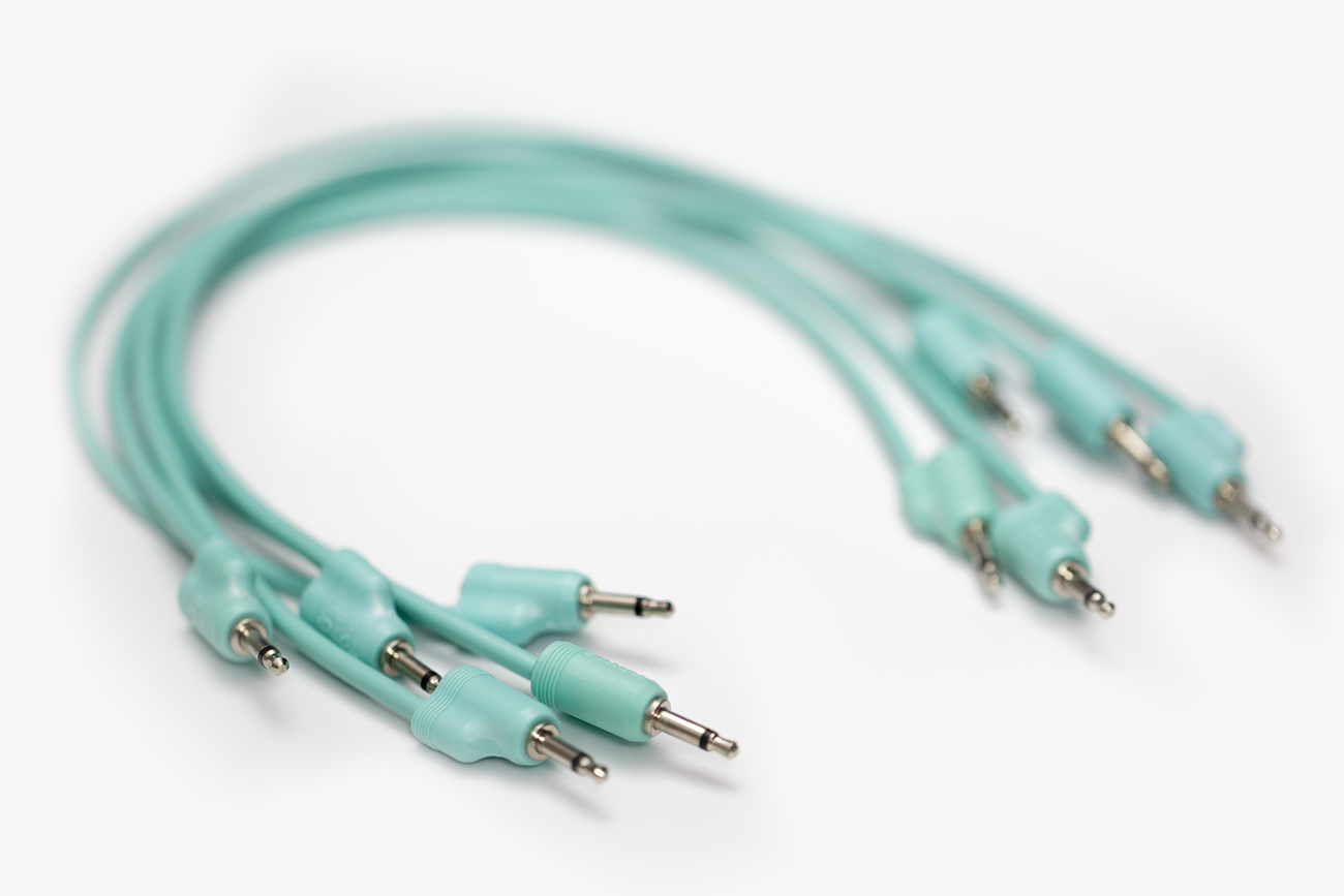 Køb TipTop Audio Stackcable 40cm Cyan Online