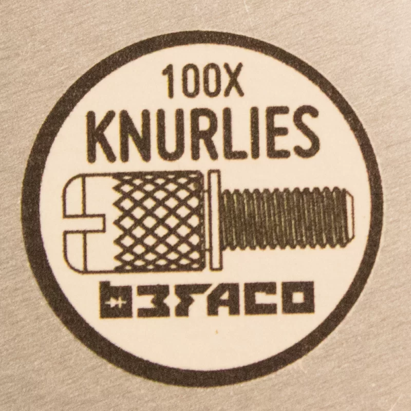 Befaco Knurlies - Eurorack M3 Rack Screws x100 pcs. pack
