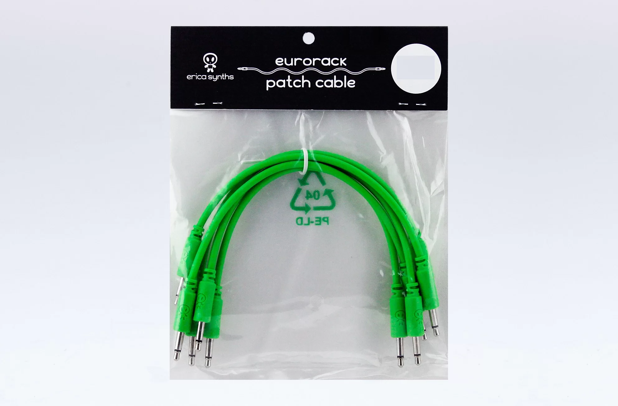 Erica Synths Eurorack patch cables 90cm (5 stk) - Rød