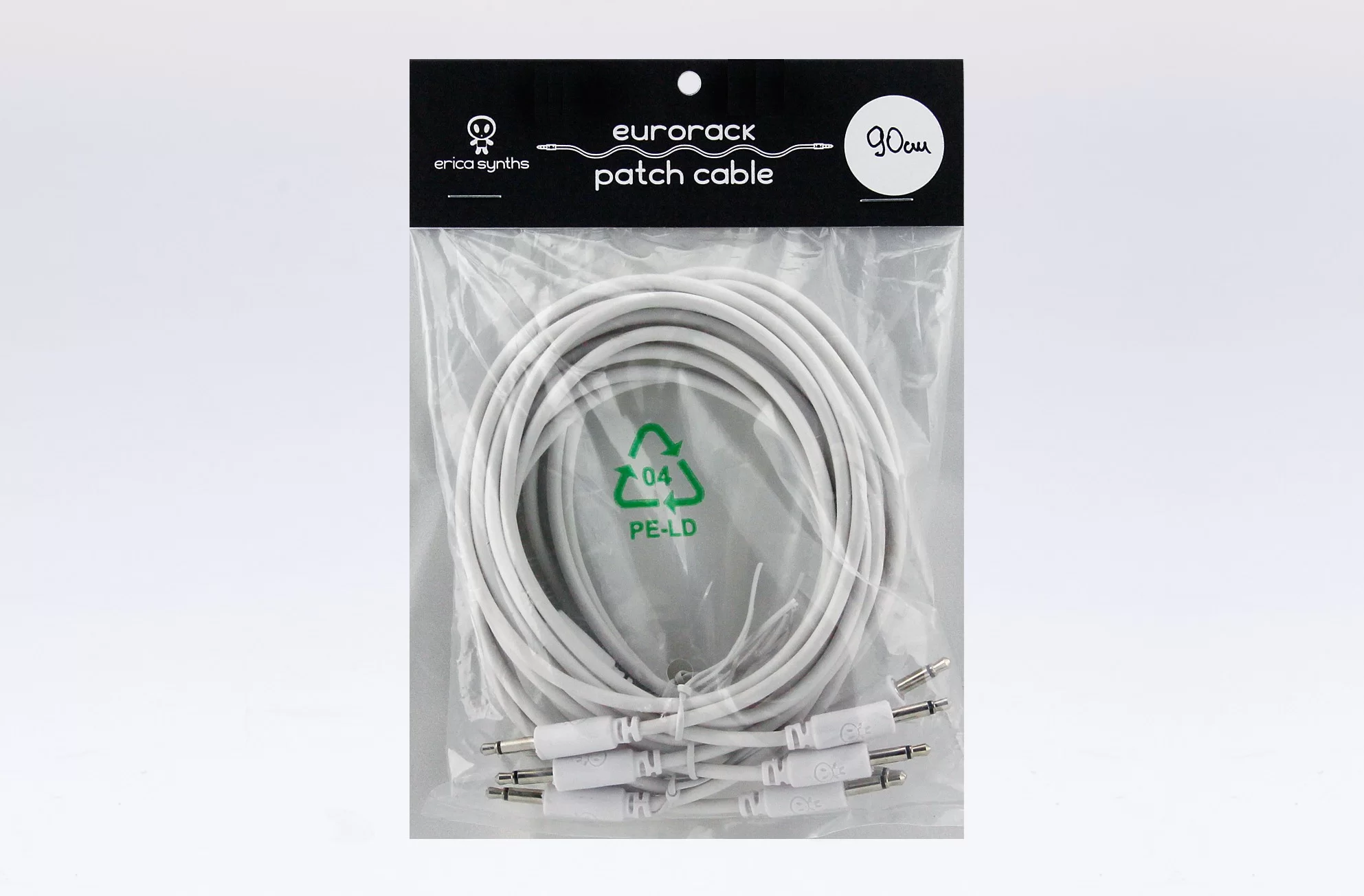 Erica Synths Eurorack patch cables 90cm (5 stk) - Rød