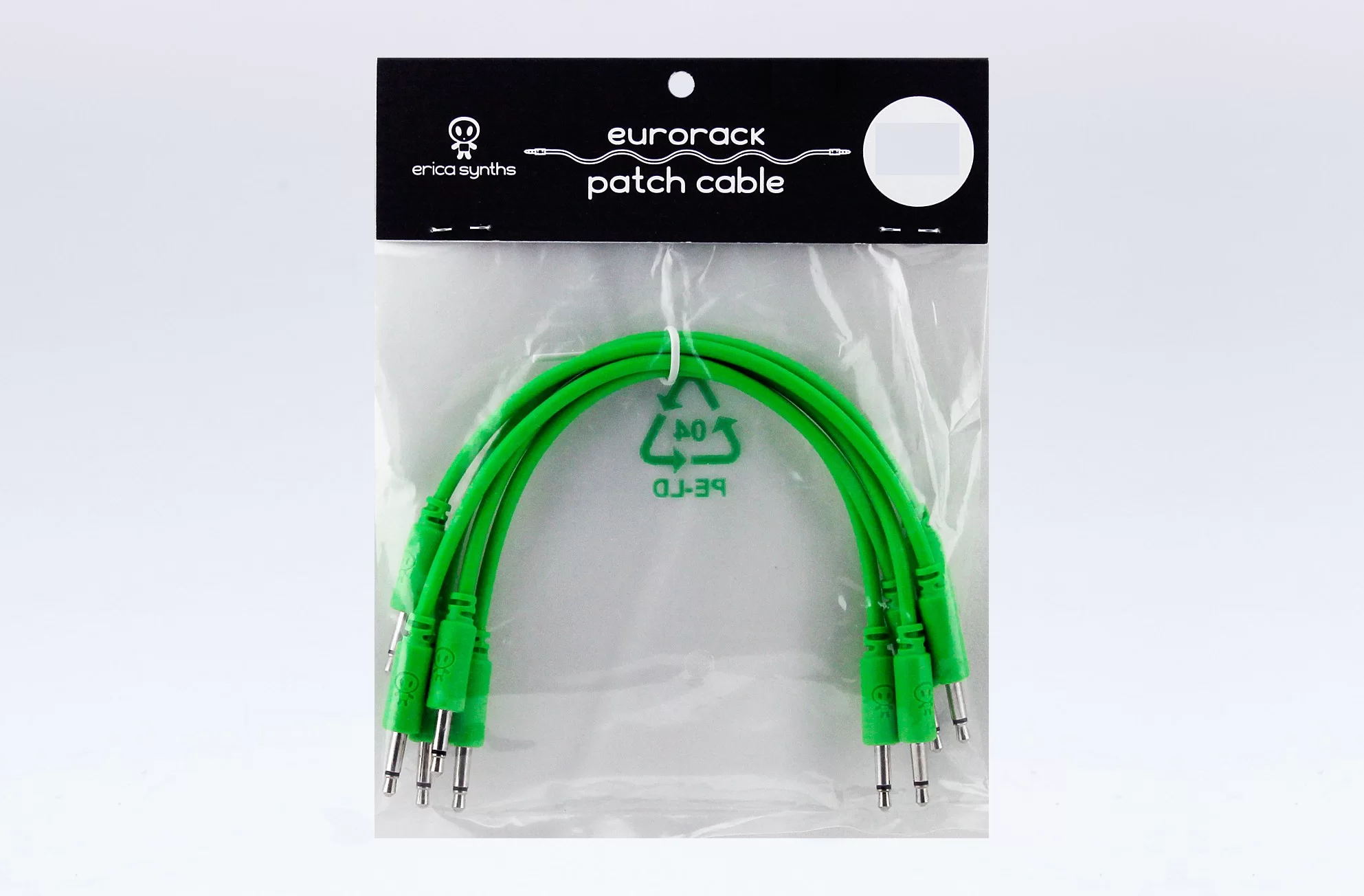 Erica Synths Eurorack patch cables 30cm (5 stk) - Rød