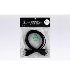 Erica Synths Eurorack patch cables 20cm (5 stk) - Sort