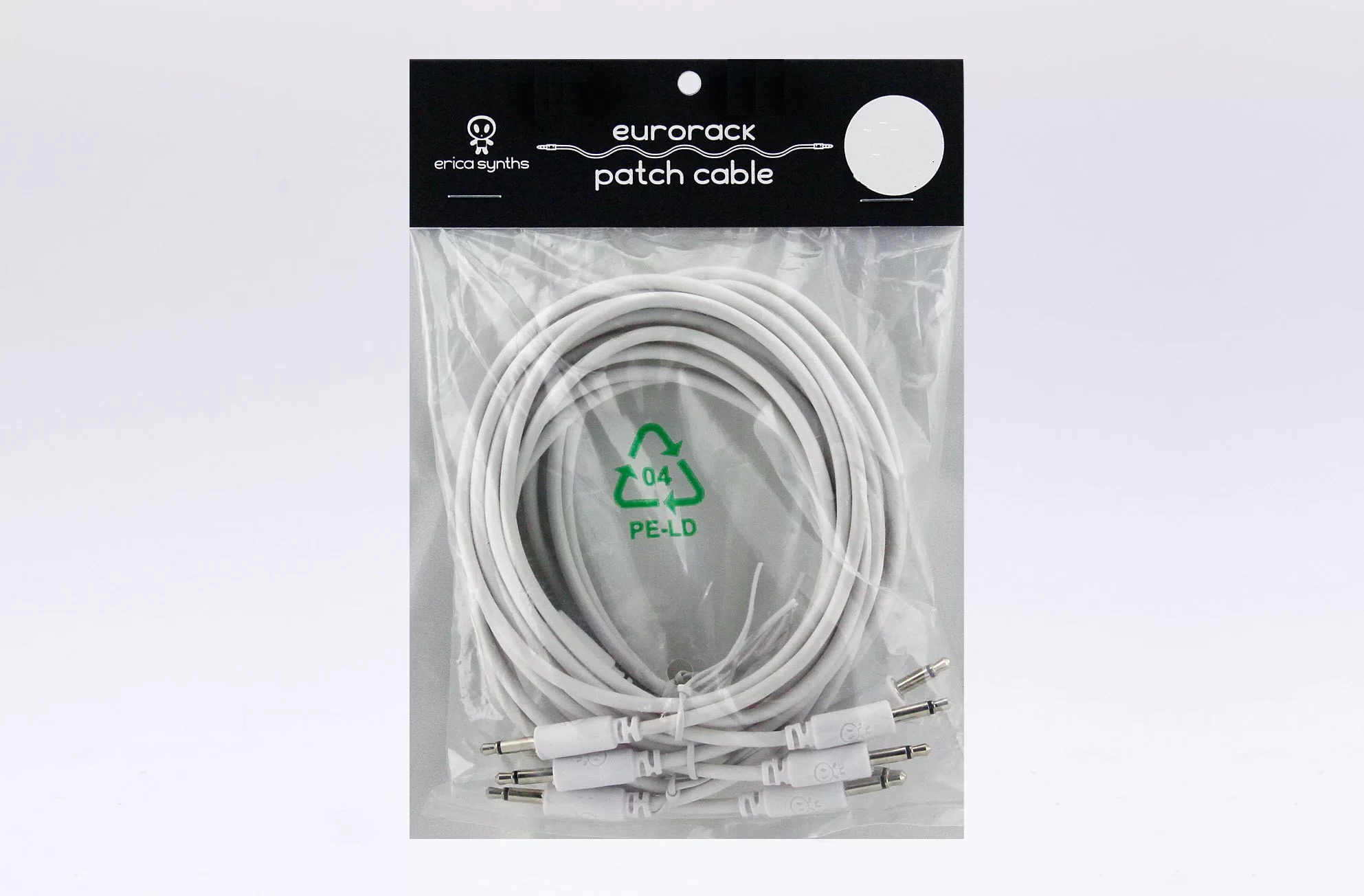 Erica Synths Eurorack patch cables 10cm (5 stk) - Rød