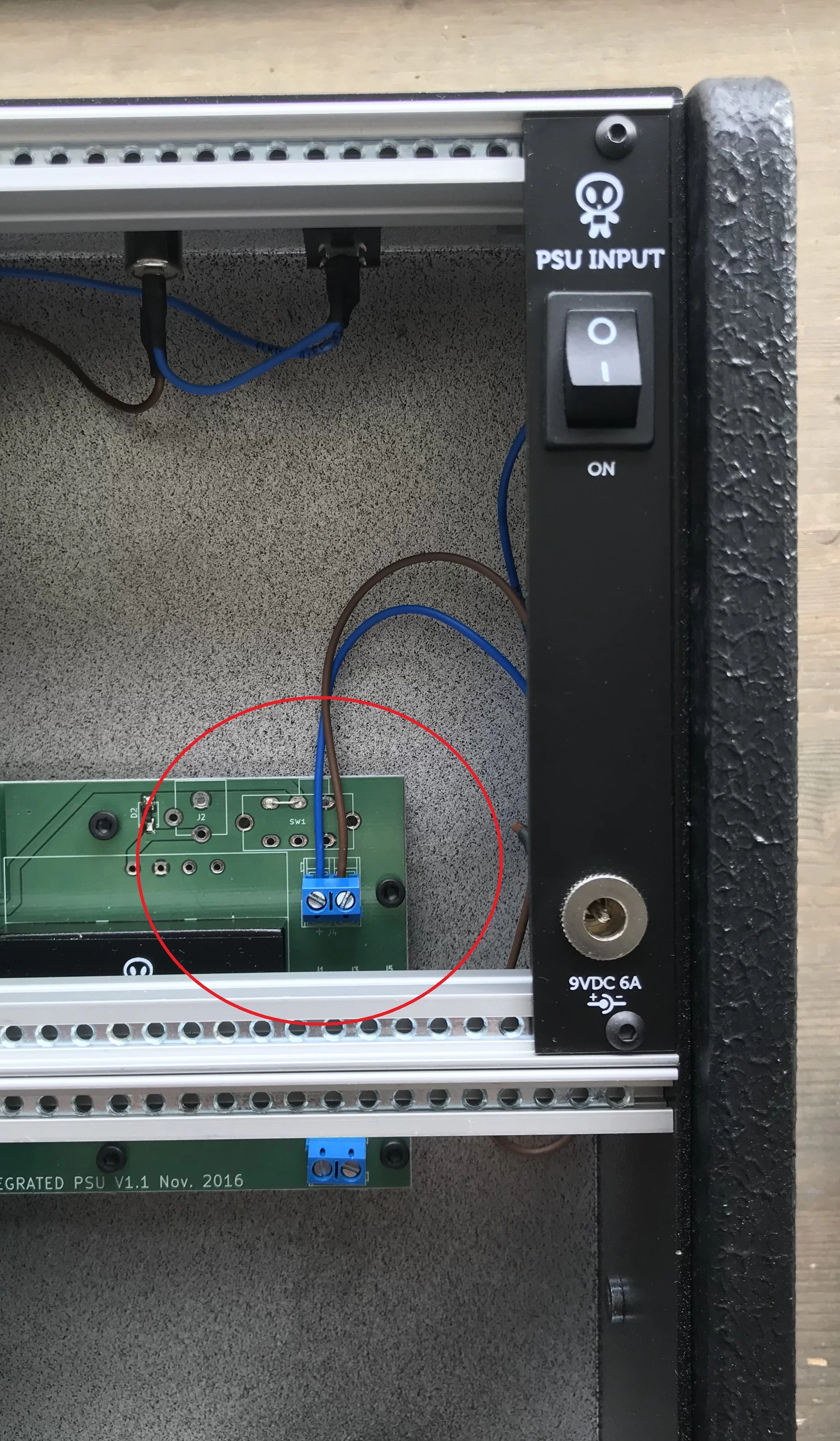 Erica Synths PSU Input Module