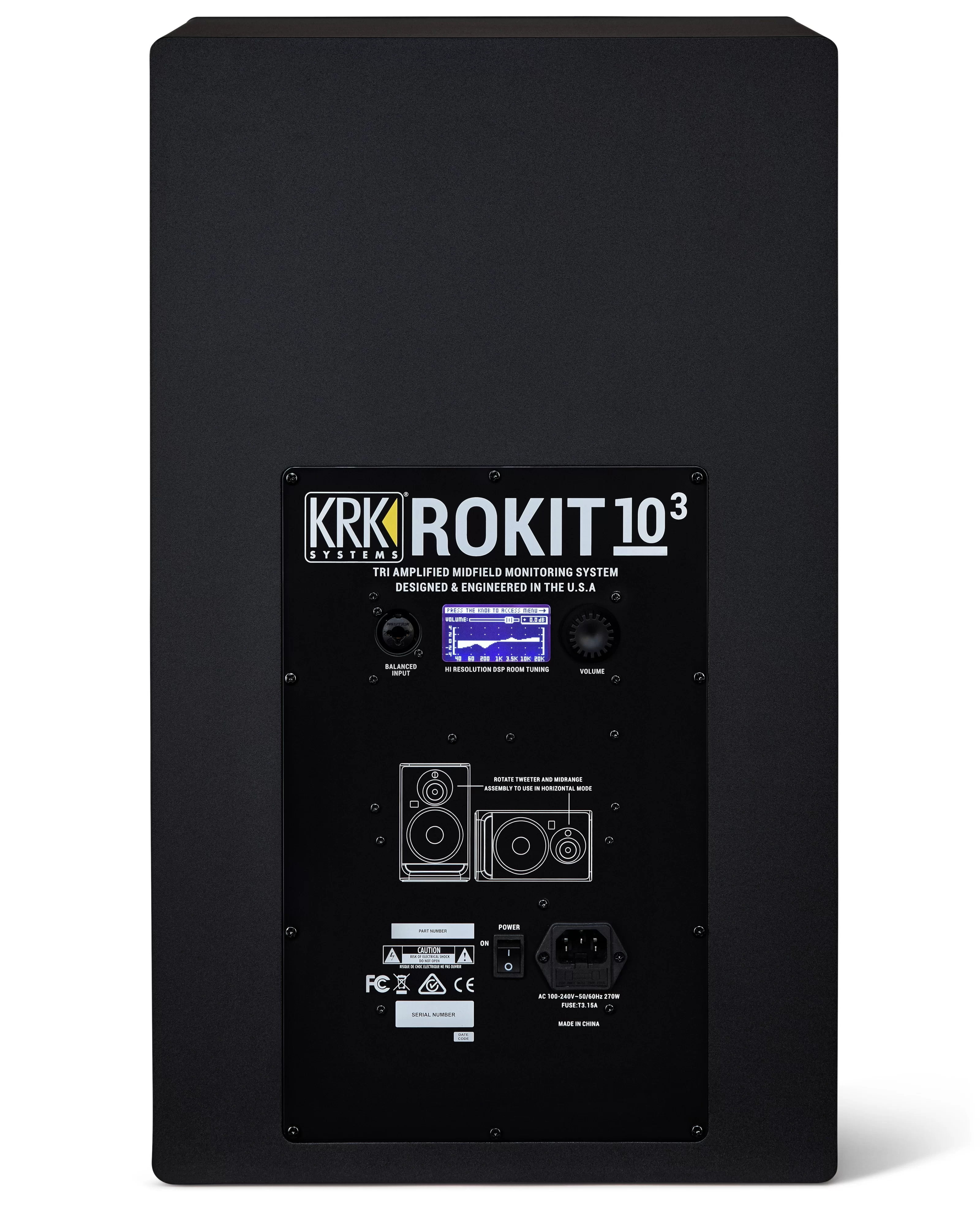 KRK Rokit RP10-3 G4 Powered Monitor Speaker