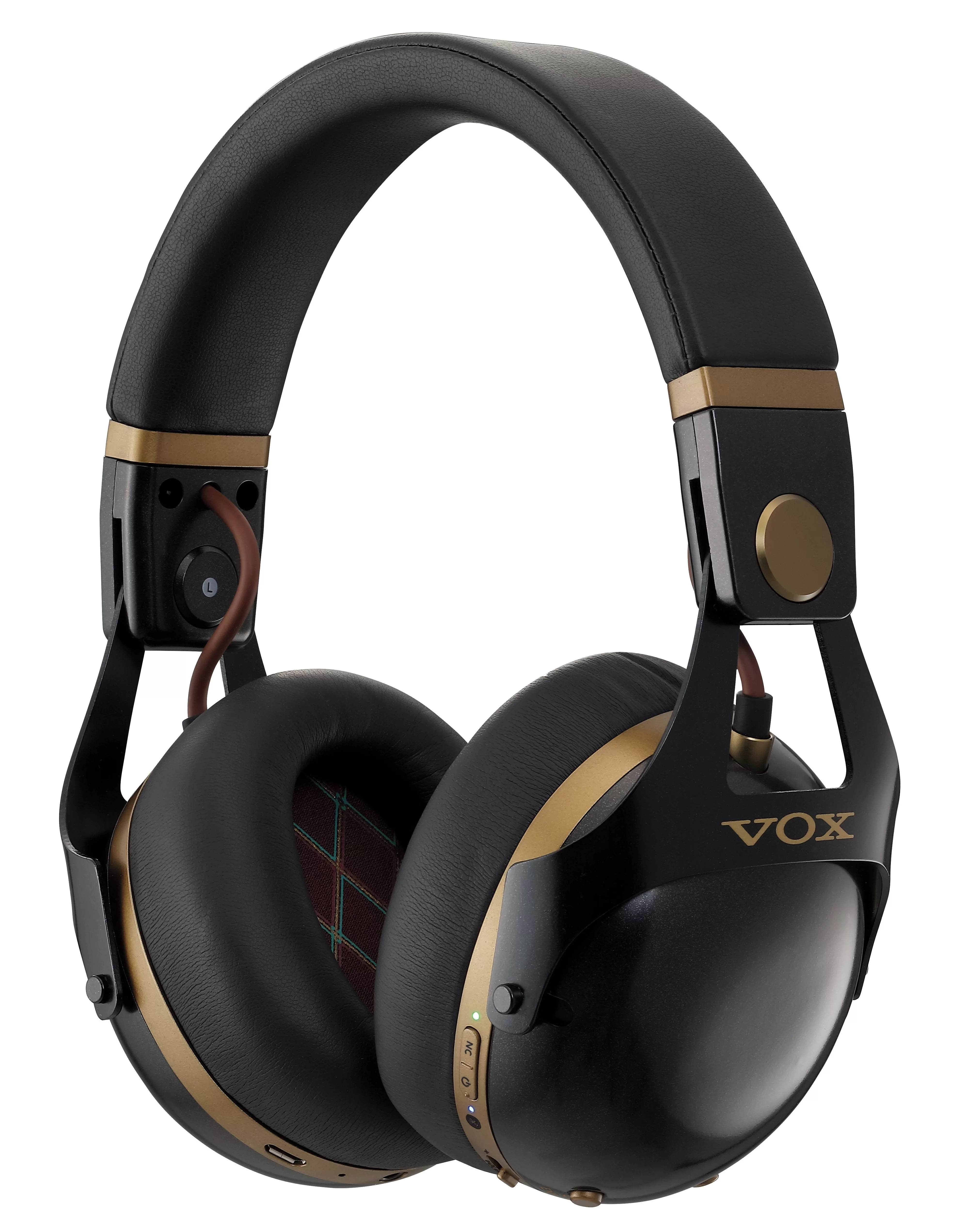 VOX VH-Q1-BK Noise Cancel Silent Studio Headphones, Black