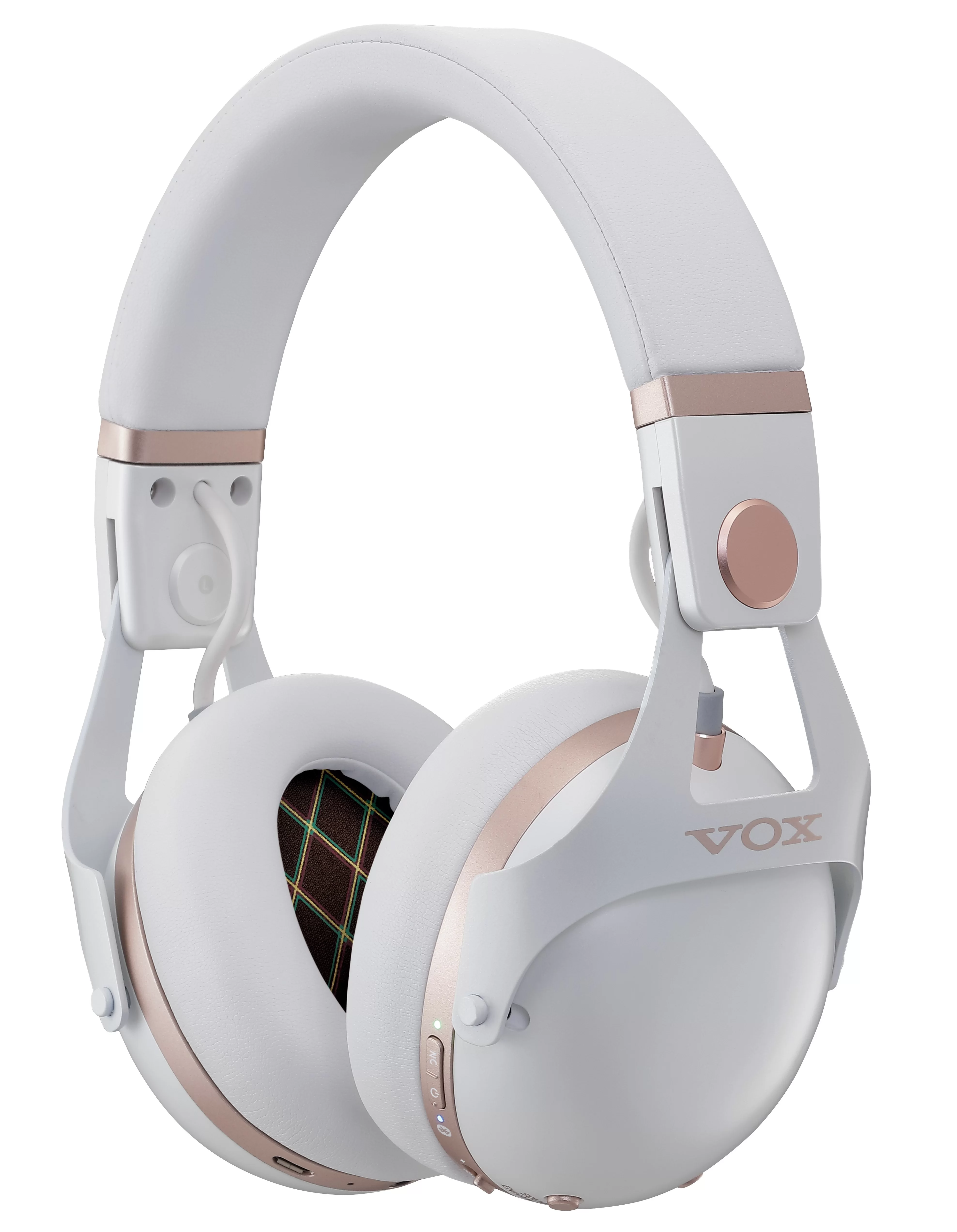 VOX VH-Q1-BK Noise Cancel Silent Studio Hovedtelefoner, Hvid
