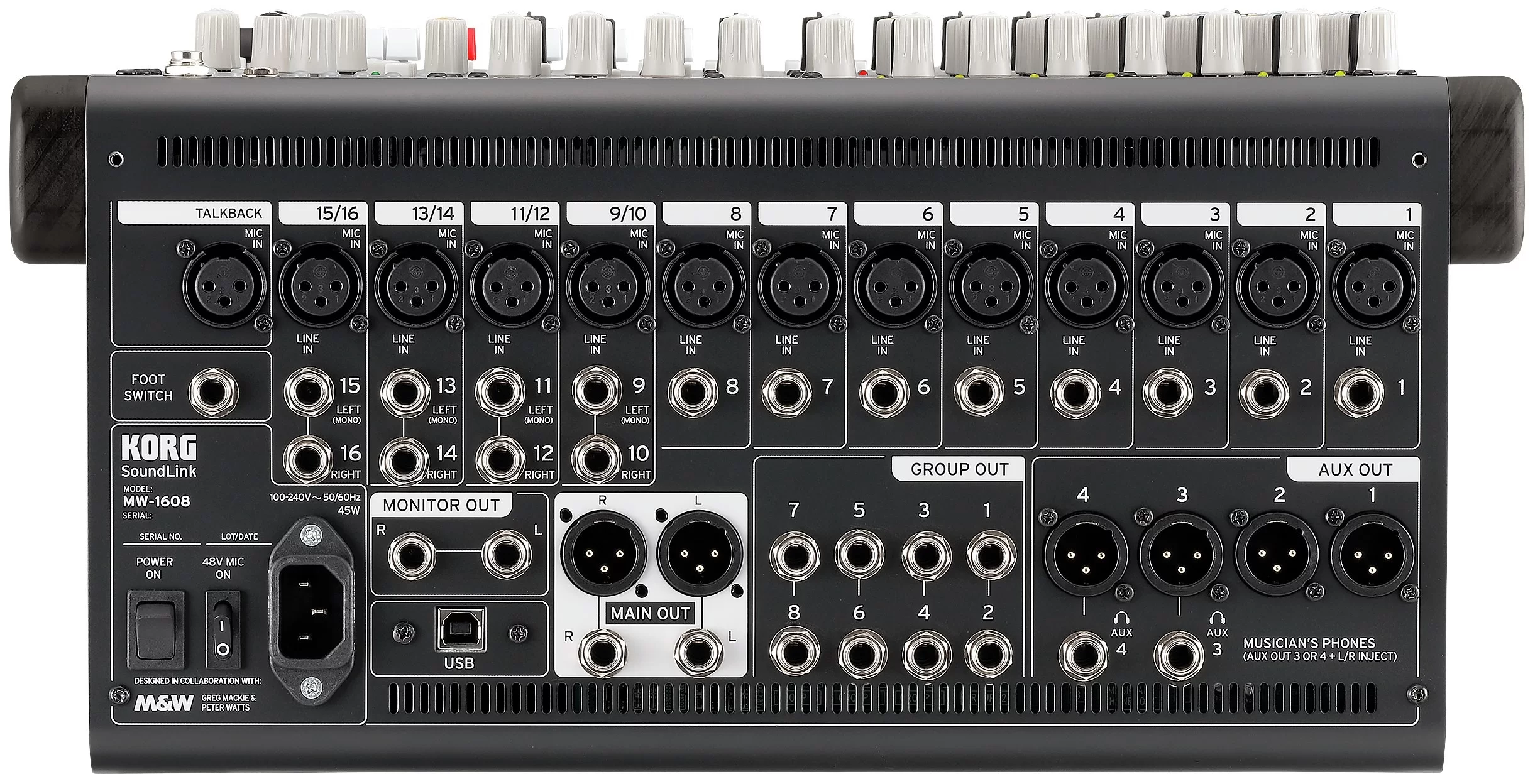 KORG MW-1608 Hybrid Analog/Digital Mixer