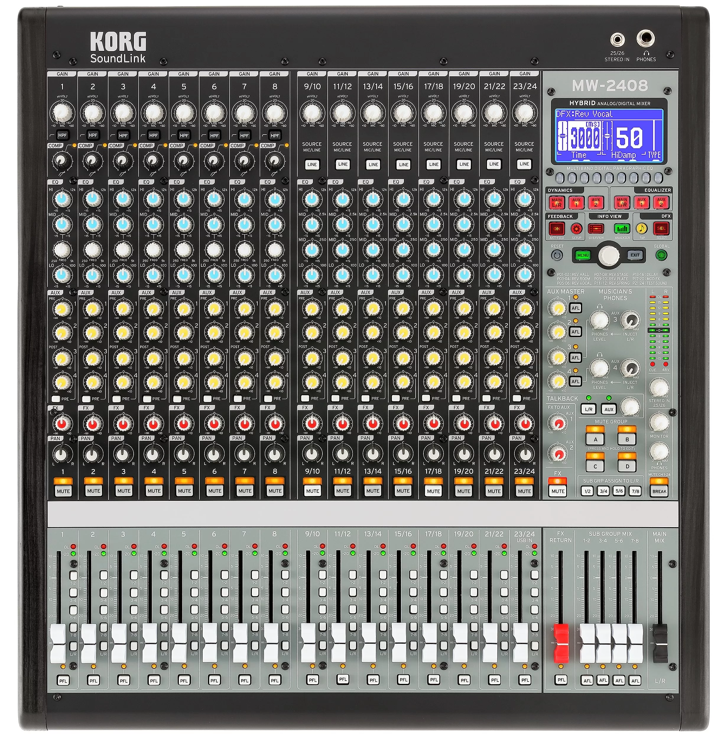 KORG MW-2408 Hybrid Analog/Digital Mixer