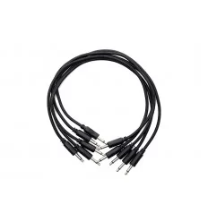 Erica Synths Braided Eurorack Patch Cables 30cm (5 pcs) - Black