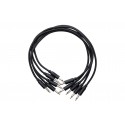 Erica Synths Braided Eurorack Patch Cables 30cm (5 pcs) - Black