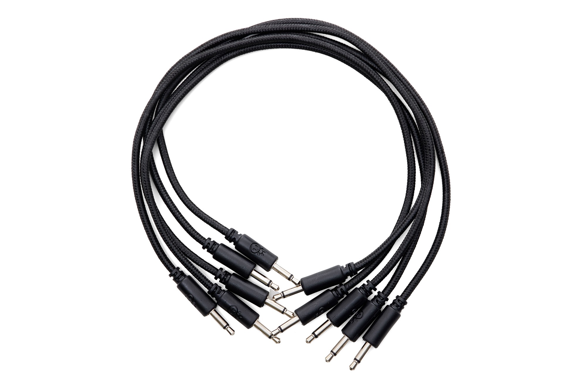 Erica Synths Braided Eurorack Patch Cables 30cm (5 pcs) - Black