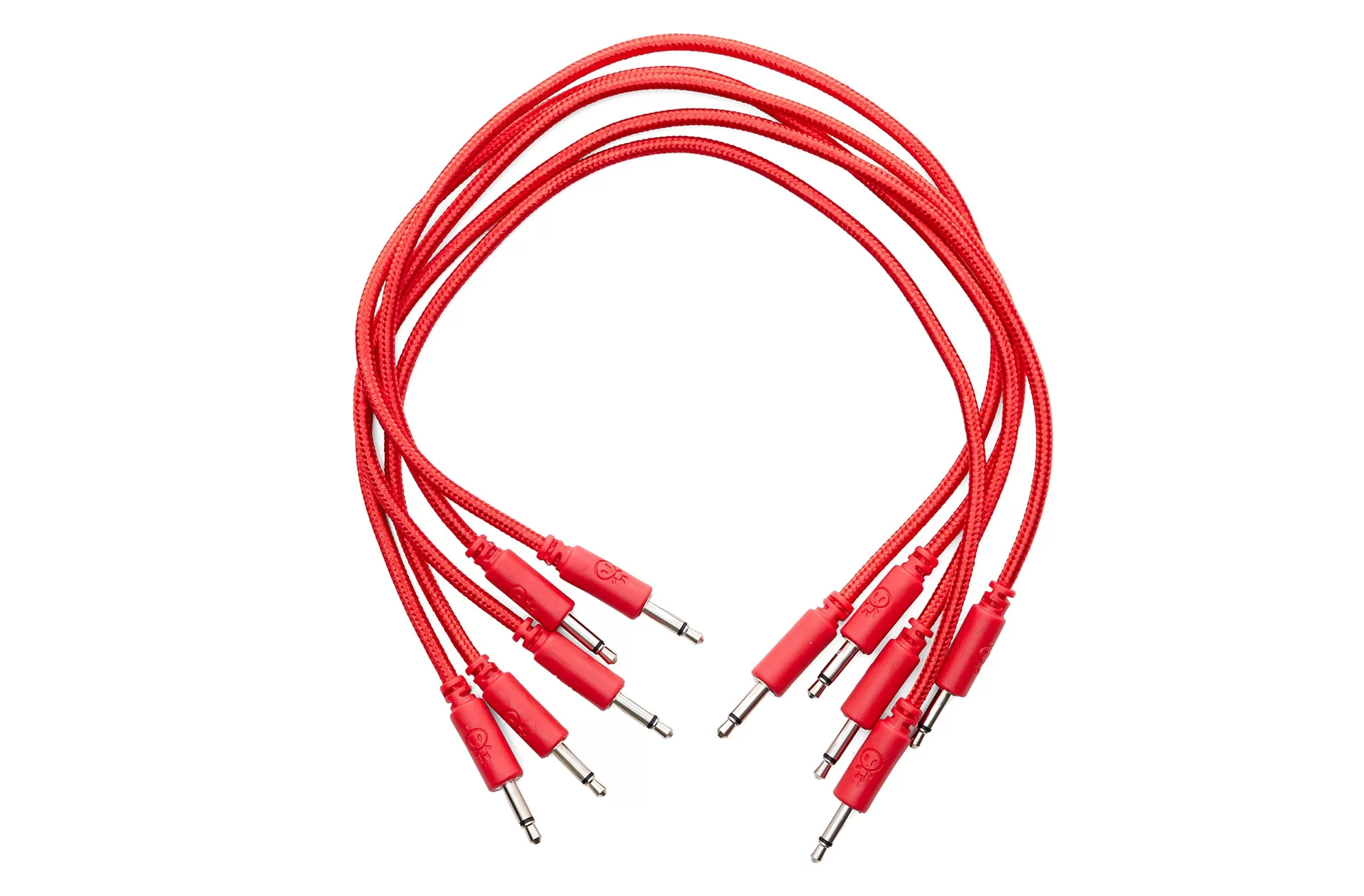 Erica Synths Braided Eurorack Patch Cables 30cm (5 pcs) - Red