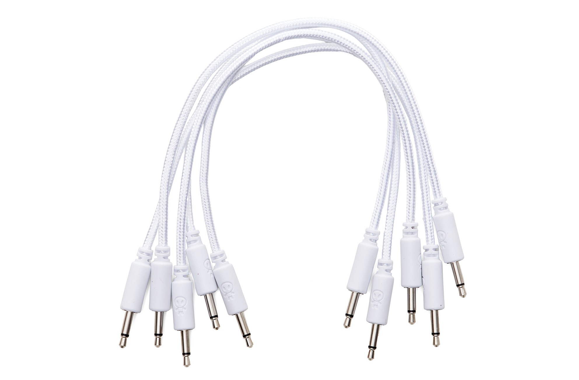Erica Synths Braided Eurorack Patch Cables 30cm (5 pcs) - White