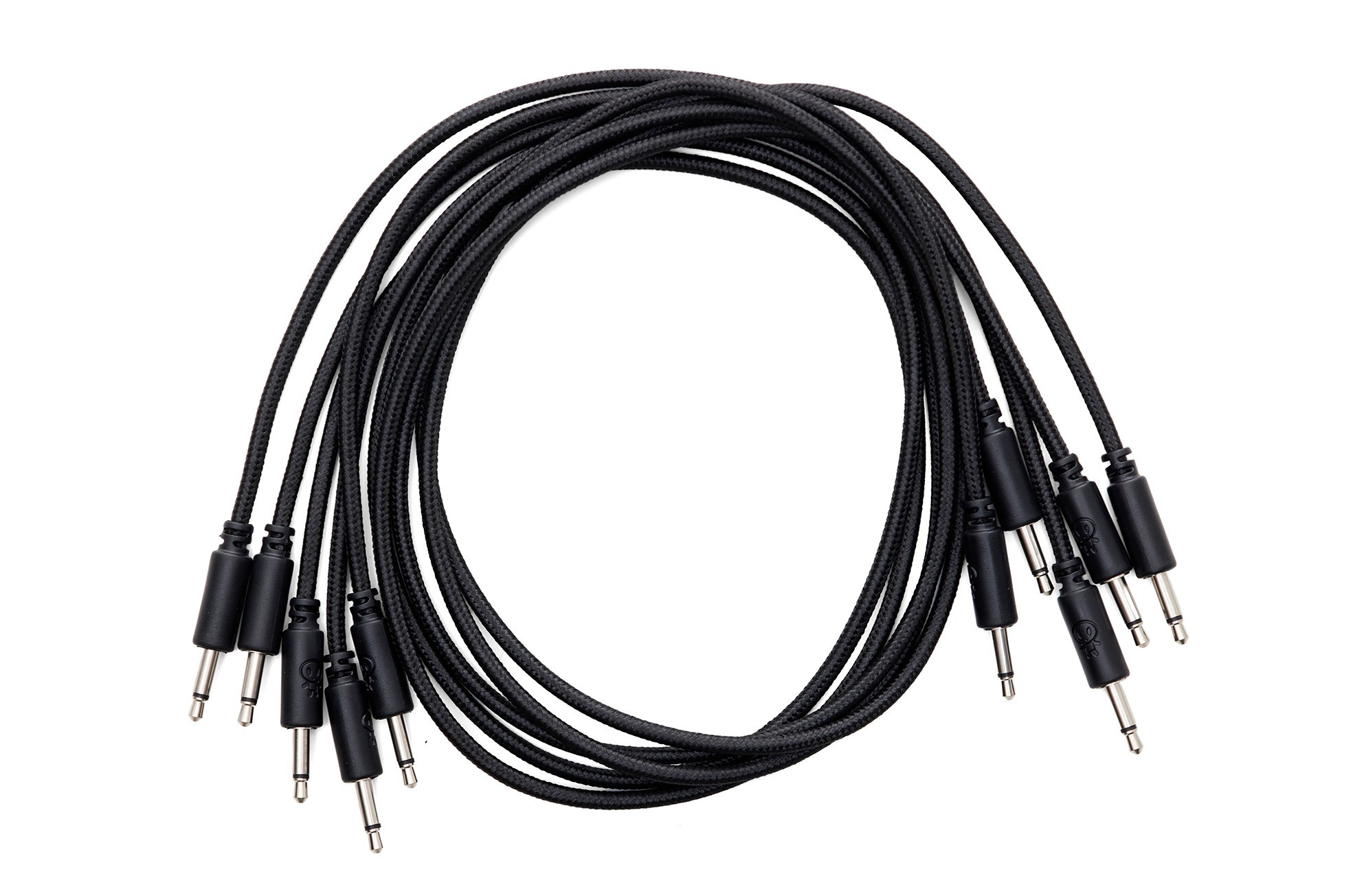 Erica Synths Braided Eurorack Patch Cables 60cm (5 pcs) - Black