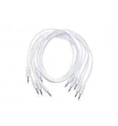 Erica Synths Braided Eurorack Patch Cables 60cm (5 pcs) - White