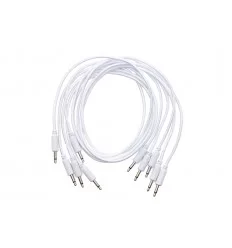 Erica Synths Flettede Eurorack Patch Cables 60cm (5 stk) - Hvid