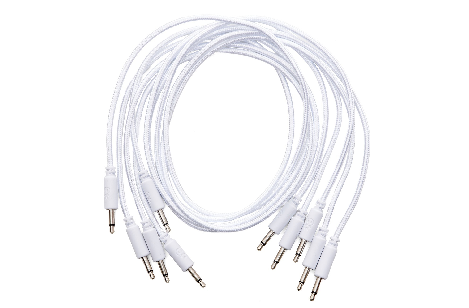 Erica Synths Braided Eurorack Patch Cables 60cm (5 pcs) - White