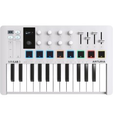 Arturia Minilab-MKIII USB MIDI Controller - White