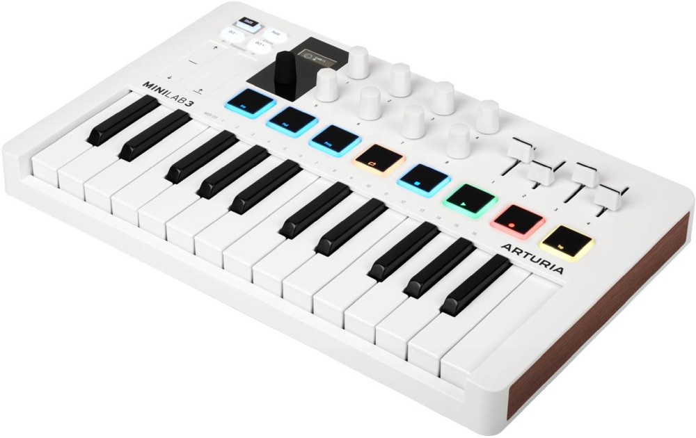 Arturia Minilab-MKIII USB MIDI Controller - Hvid