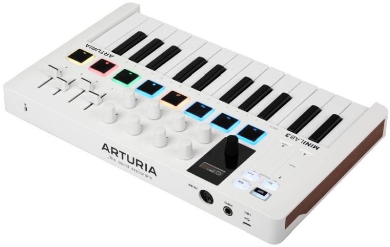 Arturia Minilab-MKIII USB MIDI Controller - White